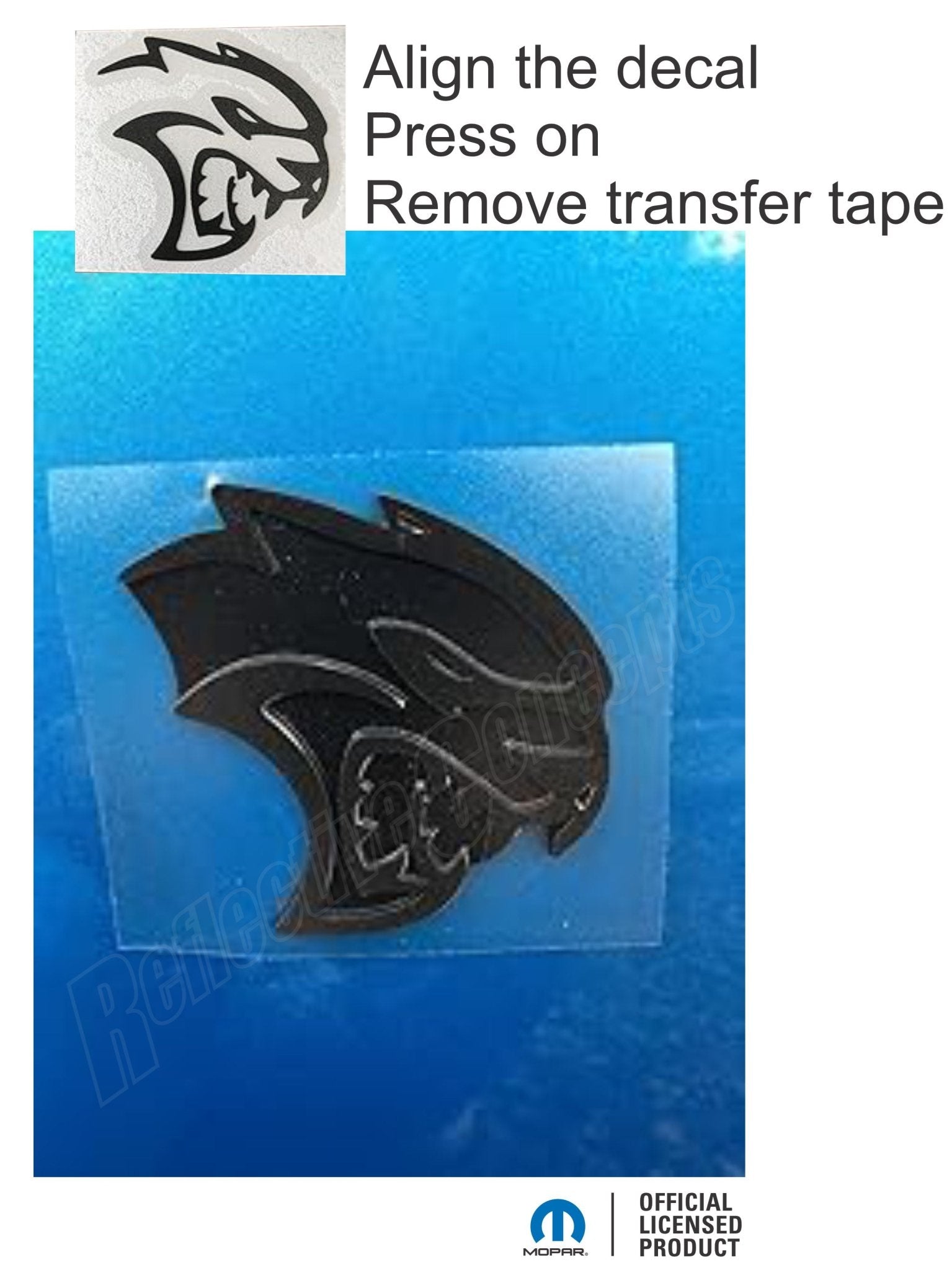 Hellcat Emblem Overlay Decals (pair) - 19 - 23 Challenger SRT Hellcat - Speedlogix