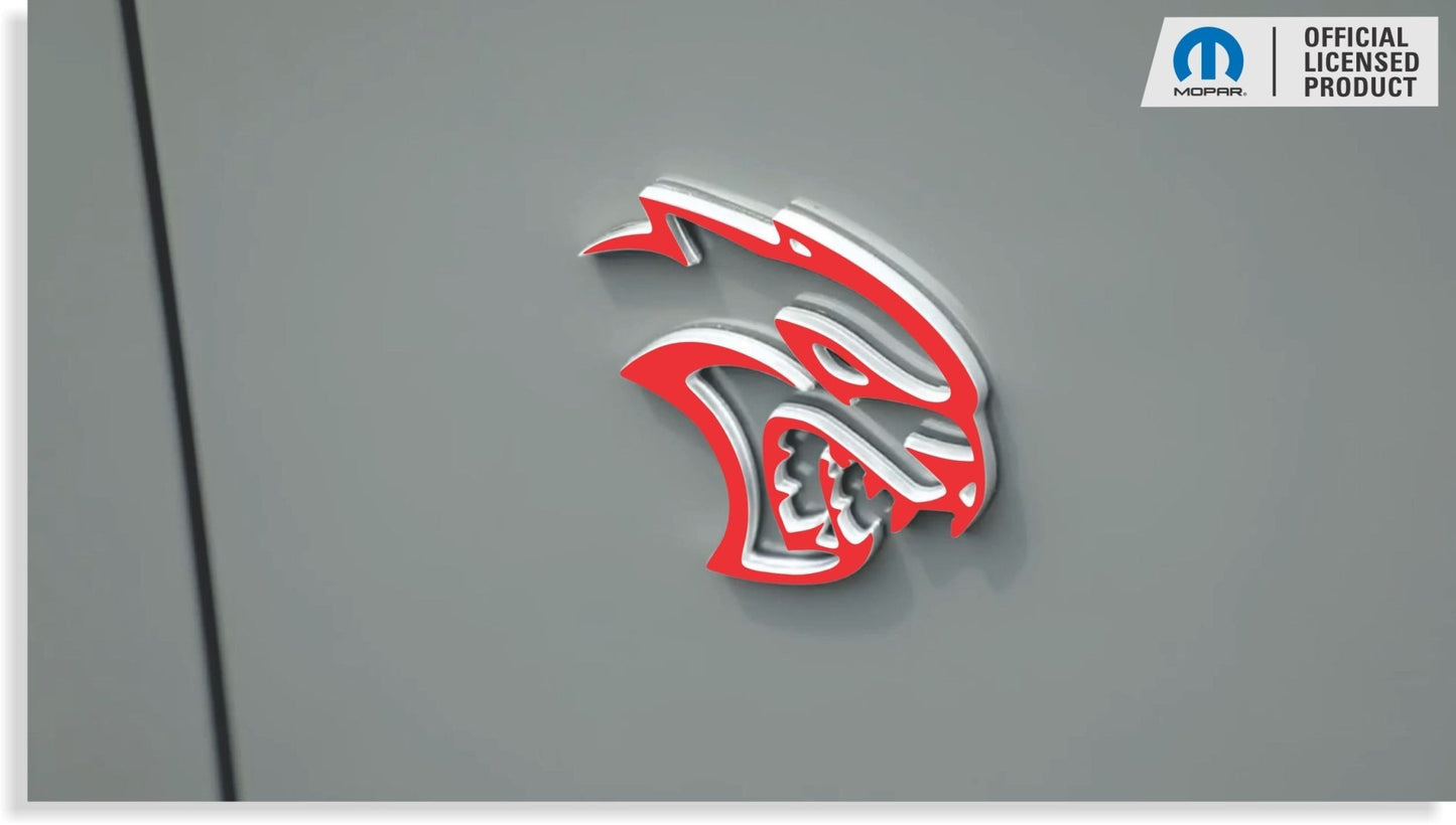 Hellcat Emblem Overlay Decals (pair) - 19 - 23 Challenger SRT Hellcat - Speedlogix