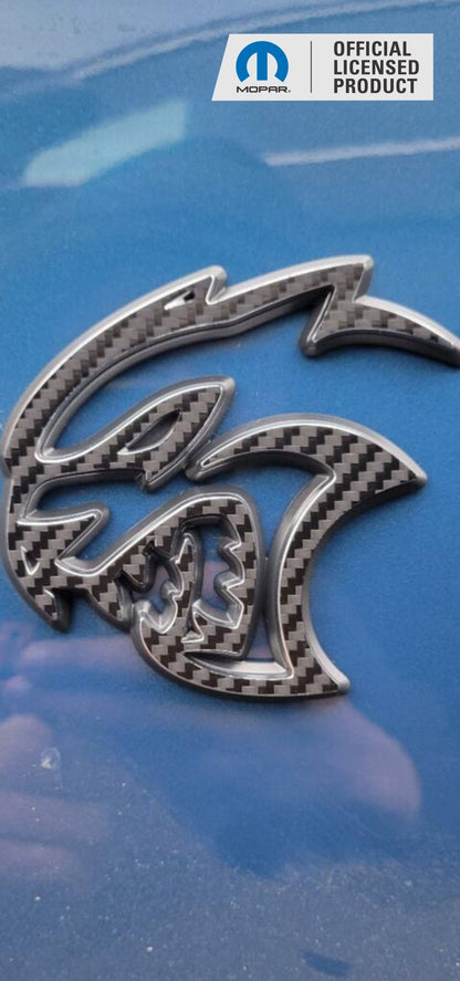 Hellcat Emblem Overlay Stickers (pair) - Durango SRT Hellcat - Speedlogix