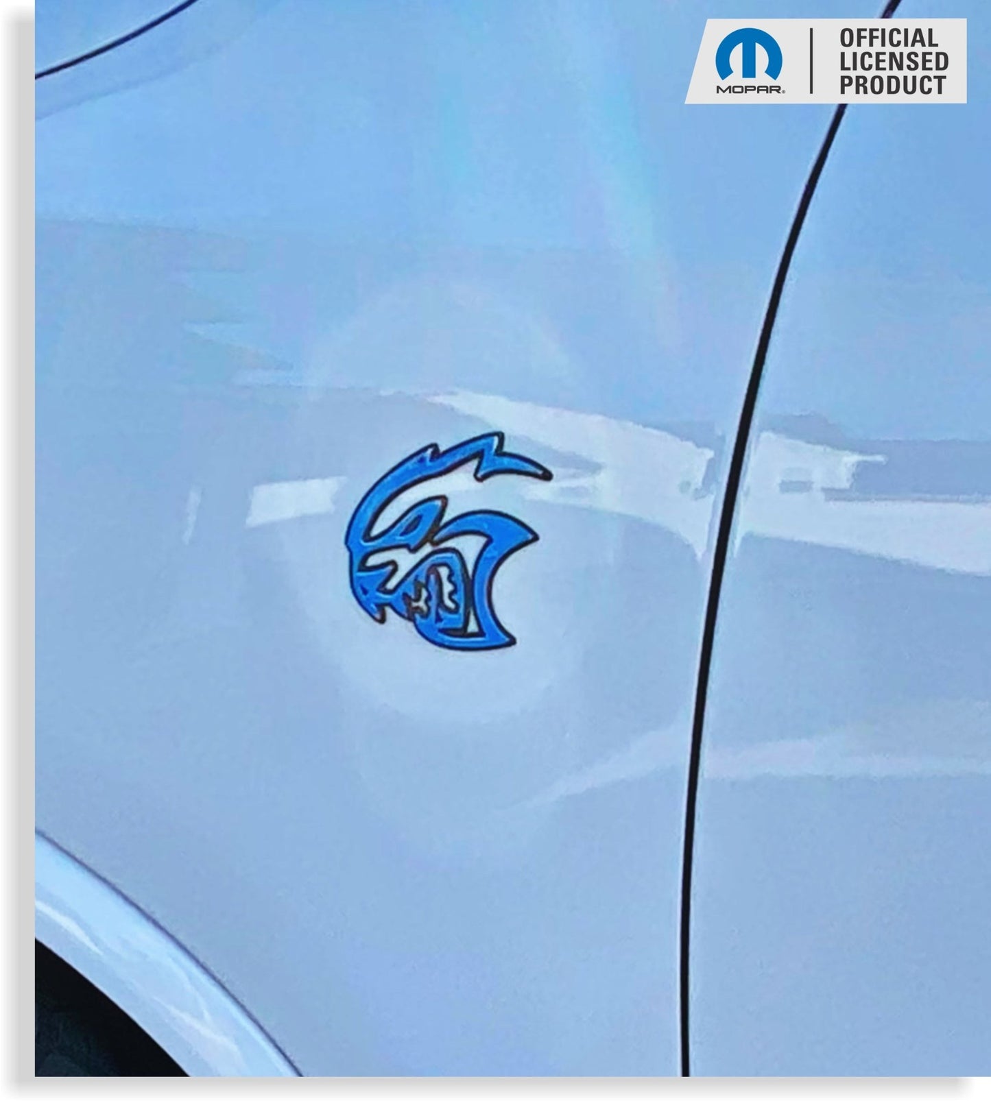 Hellcat Emblem Overlay Stickers (pair) - Durango SRT Hellcat - Speedlogix