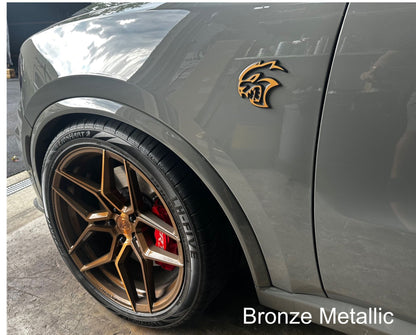 Hellcat Emblem Overlay Stickers (pair) - Durango SRT Hellcat - Speedlogix