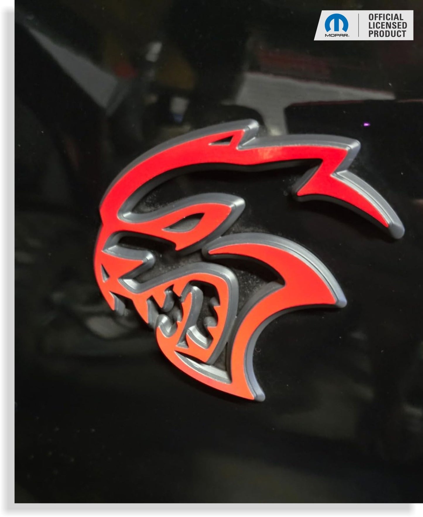 Hellcat Emblem Overlay Stickers (pair) - Durango SRT Hellcat - Speedlogix