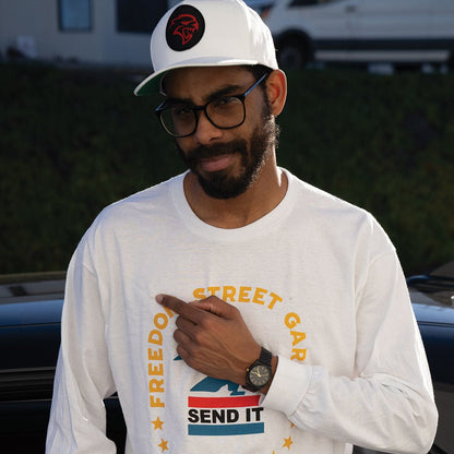 Hellcat Logo Patch Hat White - Speedlogix