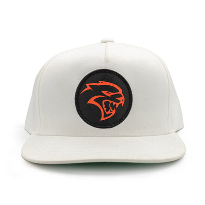 Hellcat Logo Patch Hat White - Speedlogix