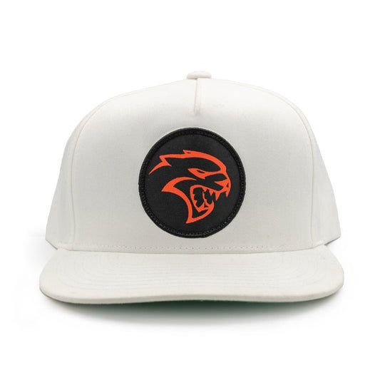 Hellcat Logo Patch Hat White - Speedlogix
