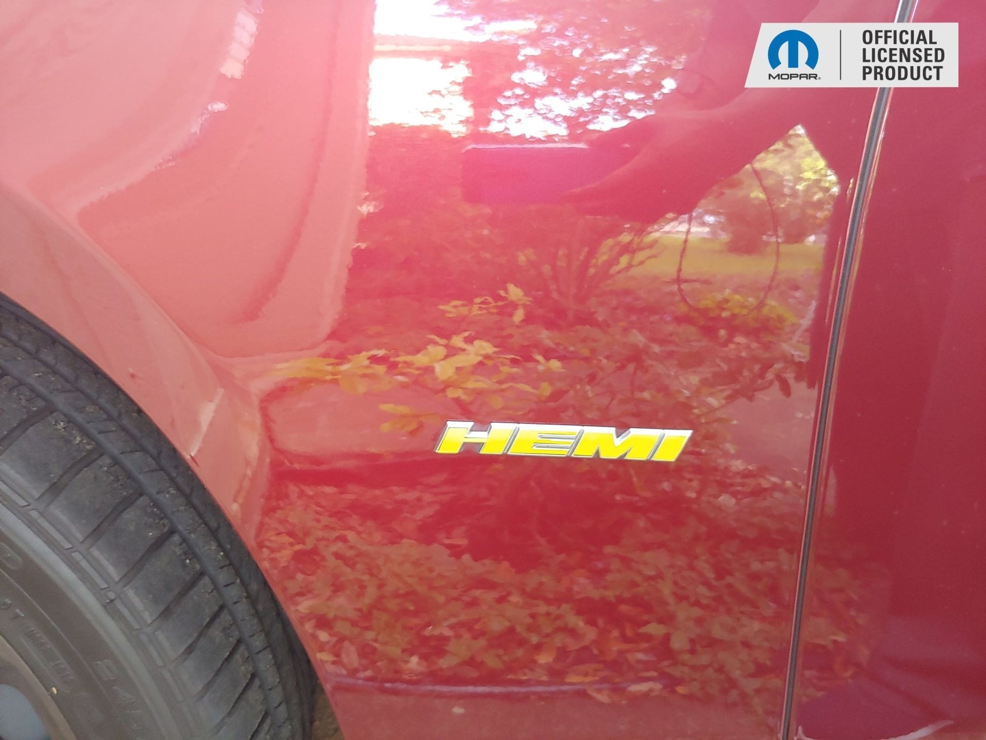 Hemi Emblem Overlay Decals (pair) Dodge Challenger - Speedlogix