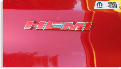 Hemi Emblem Overlay Decals (pair) Dodge Challenger - Speedlogix