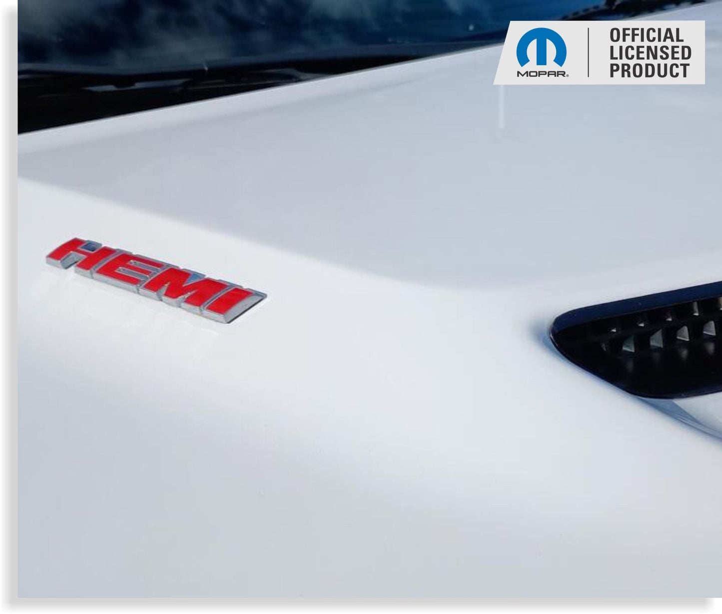 Hemi Emblem Overlay Decals (pair) Dodge Challenger - Speedlogix