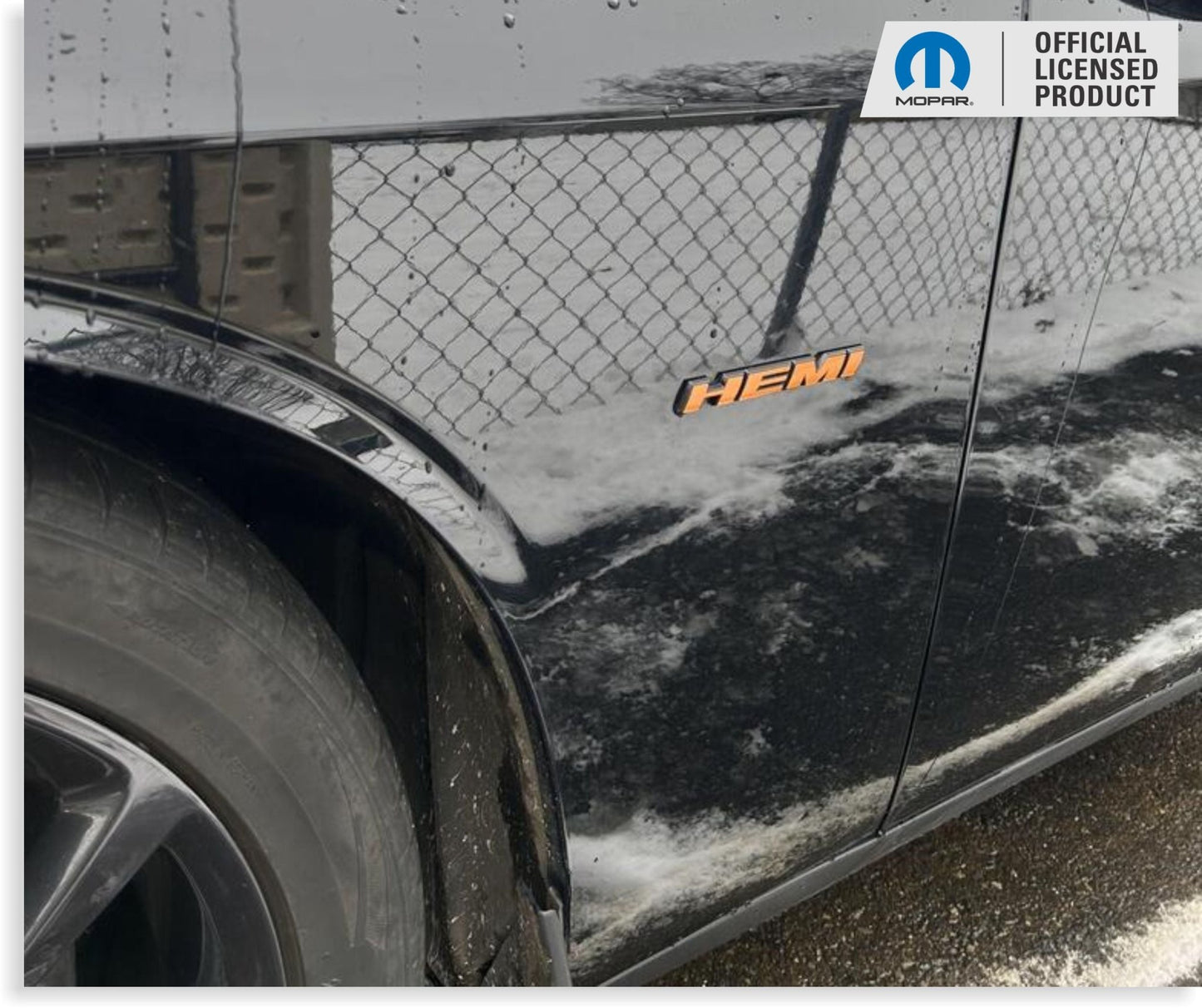 Hemi Emblem Overlay Decals (pair) Dodge Challenger - Speedlogix