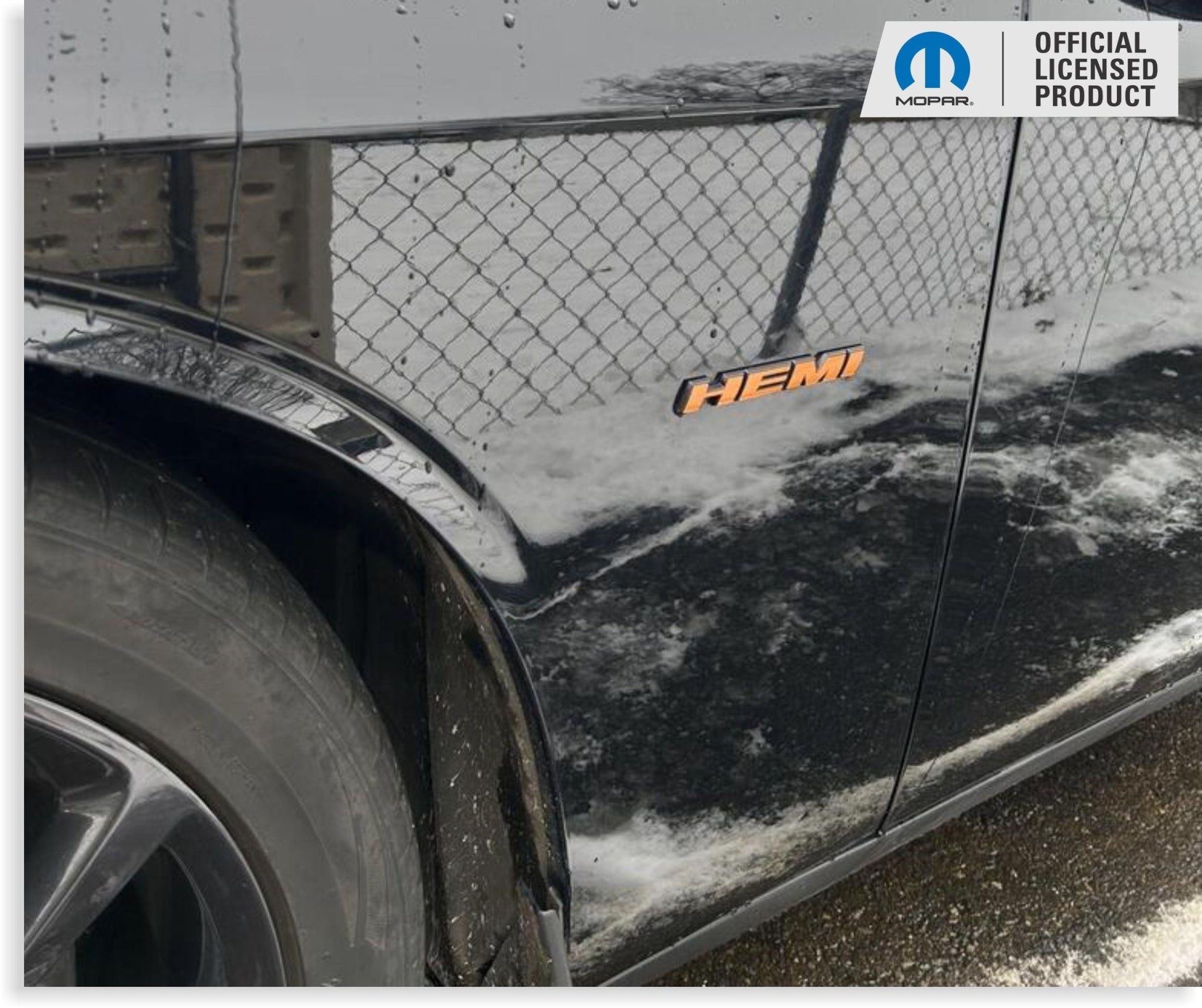 Hemi Emblem Overlay Decals (pair) Dodge Challenger - Speedlogix