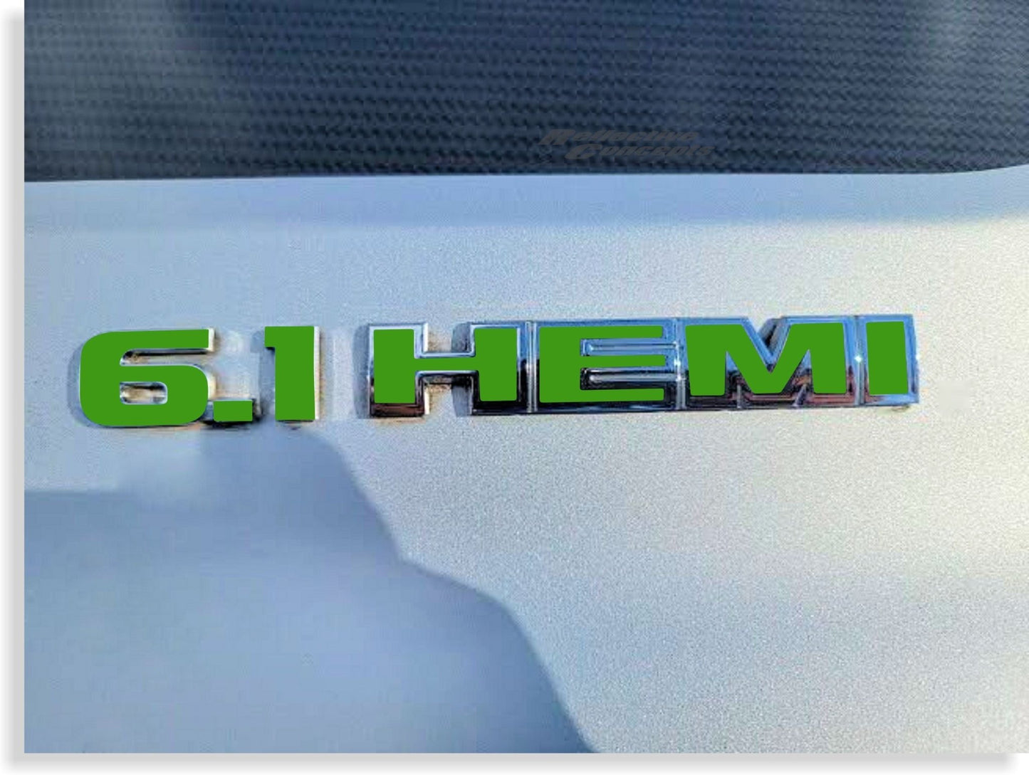 Hemi Emblem Overlay Decals (pair) Dodge Challenger - Speedlogix