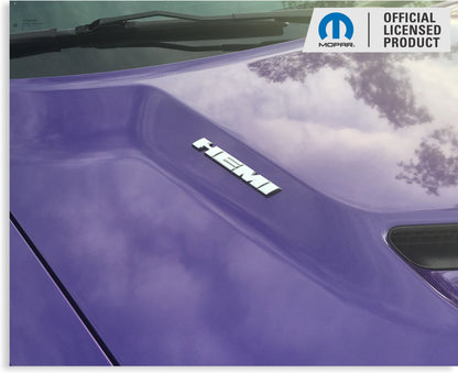 Hemi Emblem Overlay Decals (pair) Dodge Challenger - Speedlogix
