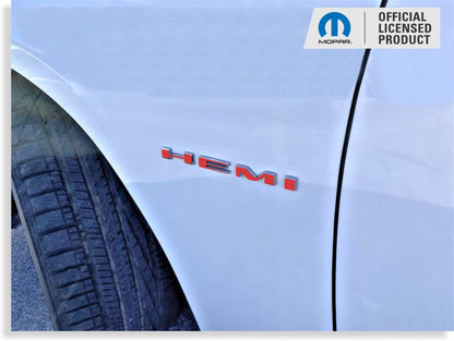Hemi Fender Emblem Overlay Decals (pair) - 2020 - 2022 Charger R/T - Speedlogix