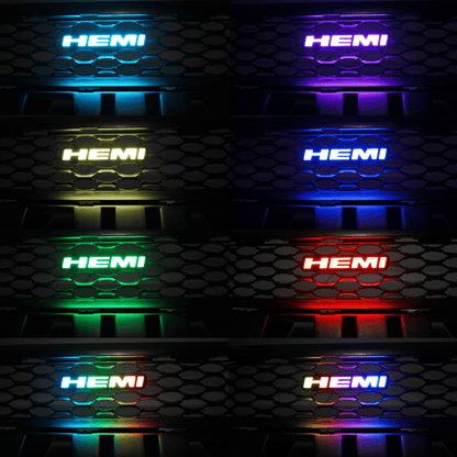 Hemi LED Badge (Multicolor Flow) - Speedlogix