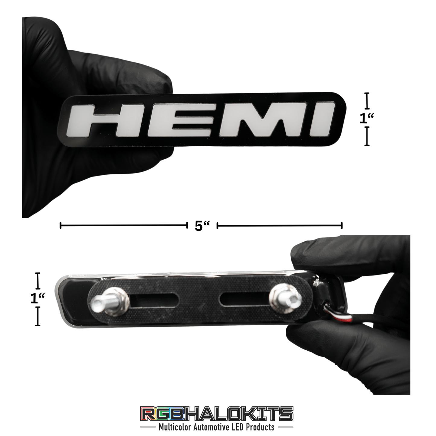 Hemi LED Badge (Multicolor Flow) - Speedlogix