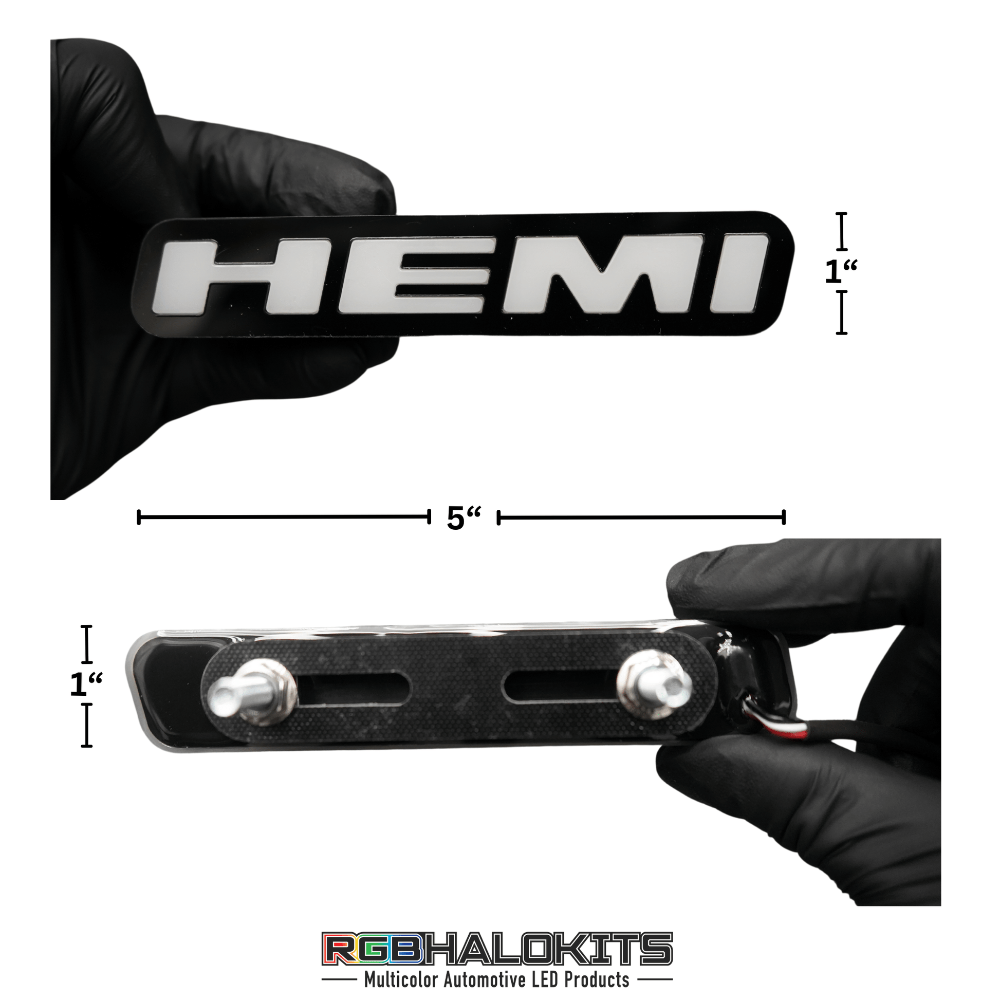 Hemi LED Badge (Multicolor Flow) - Speedlogix