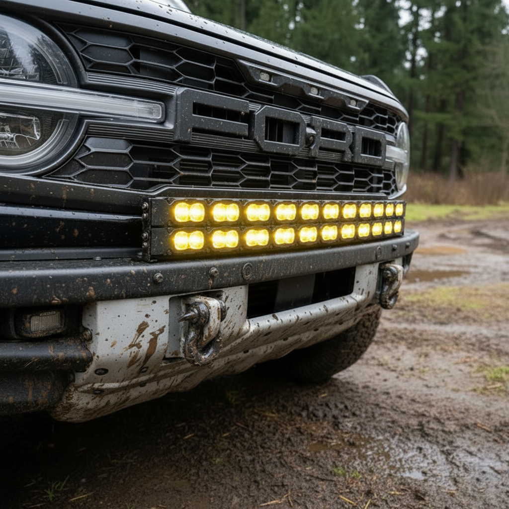 2022+ Ford Bronco Raptor Double Stacked Light Bars