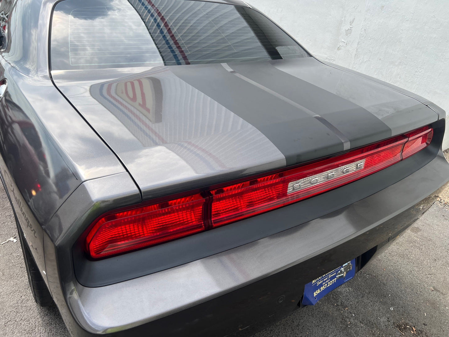 Hood And Bumper Stripe Decals for 2008 - 2014 Dodge Challenger - Speedlogix