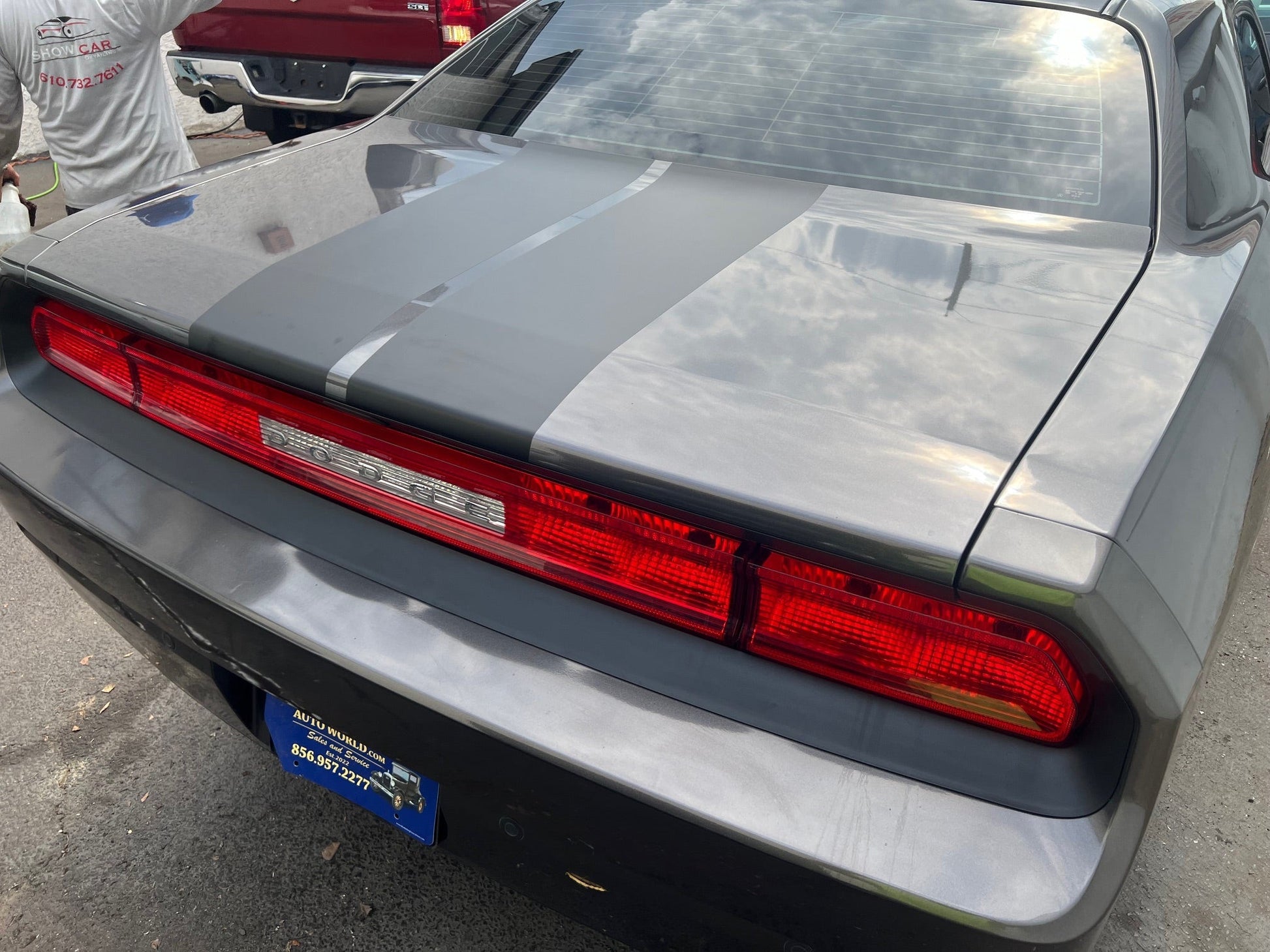 Hood And Bumper Stripe Decals for 2008 - 2014 Dodge Challenger - Speedlogix