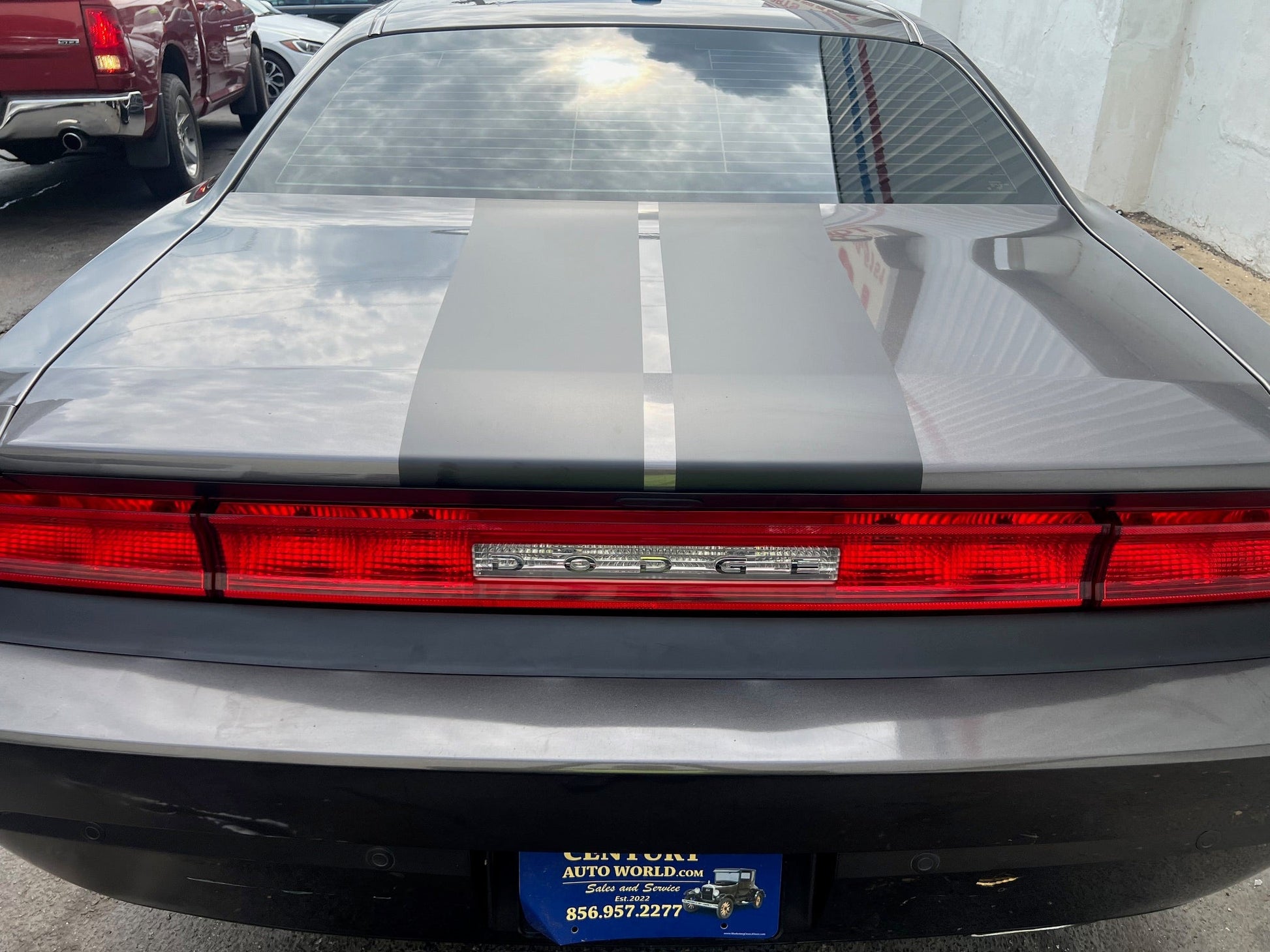 Hood And Bumper Stripe Decals for 2008 - 2014 Dodge Challenger - Speedlogix