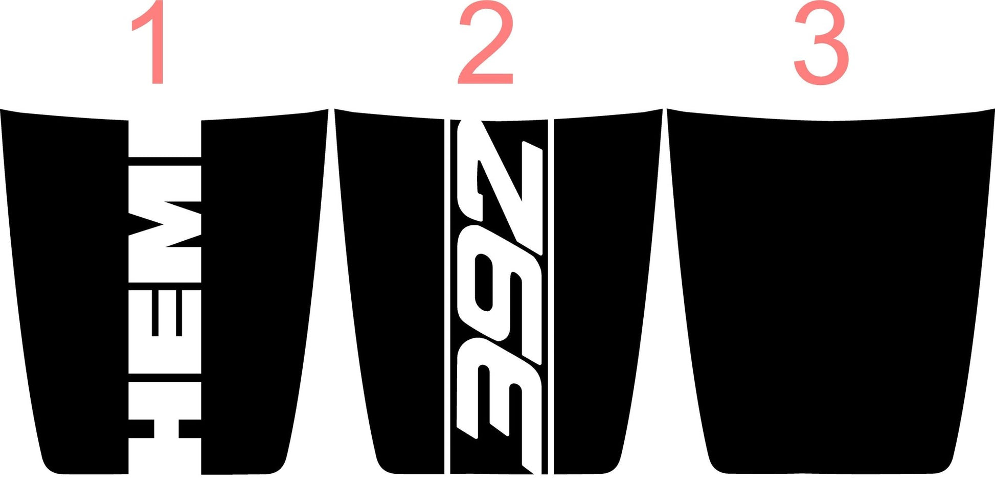 Hood Decal Cover for 2015 - 2021 Dodge Charger - Speedlogix