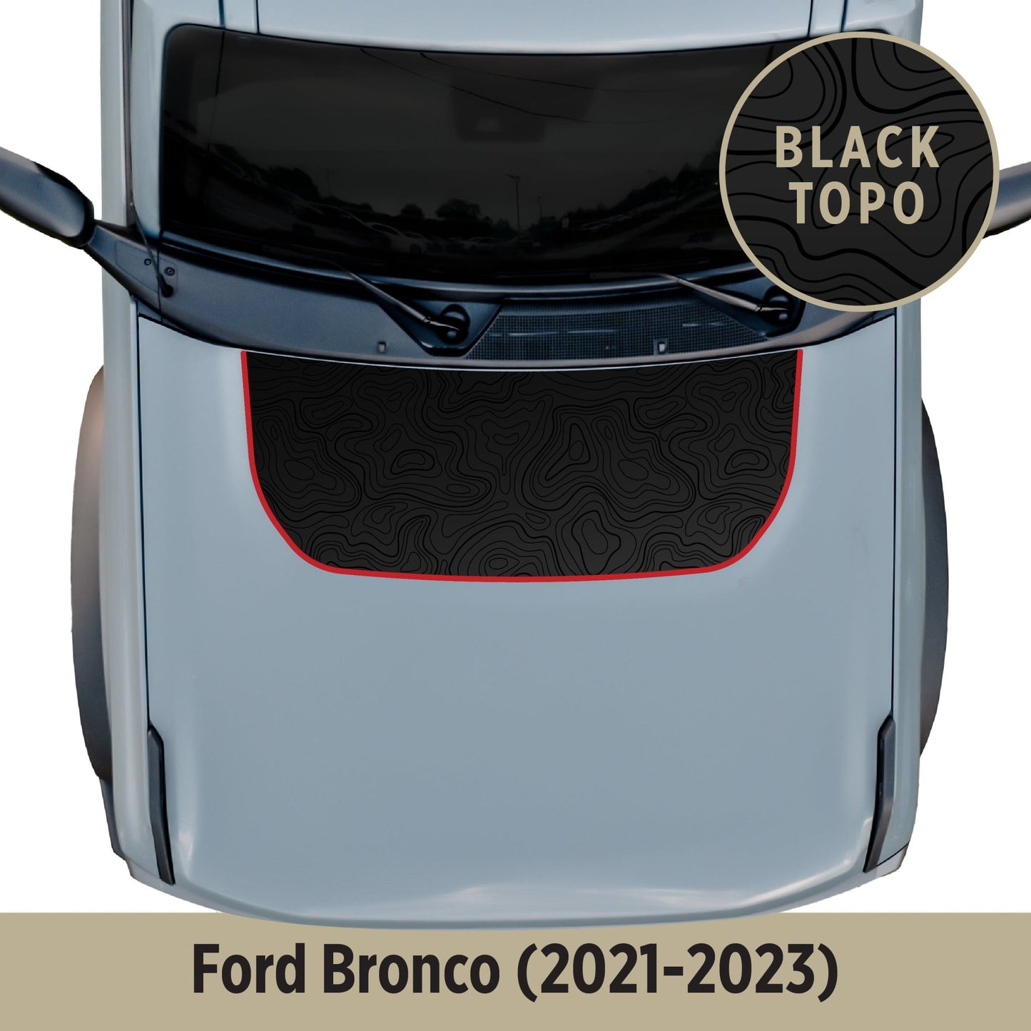 Hood Graphic for Ford Bronco - Speedlogix
