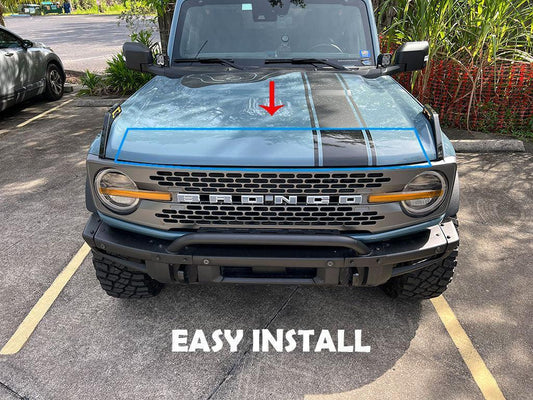 Hood Paint Protection Film (PPF) - 2021+ Bronco - Speedlogix