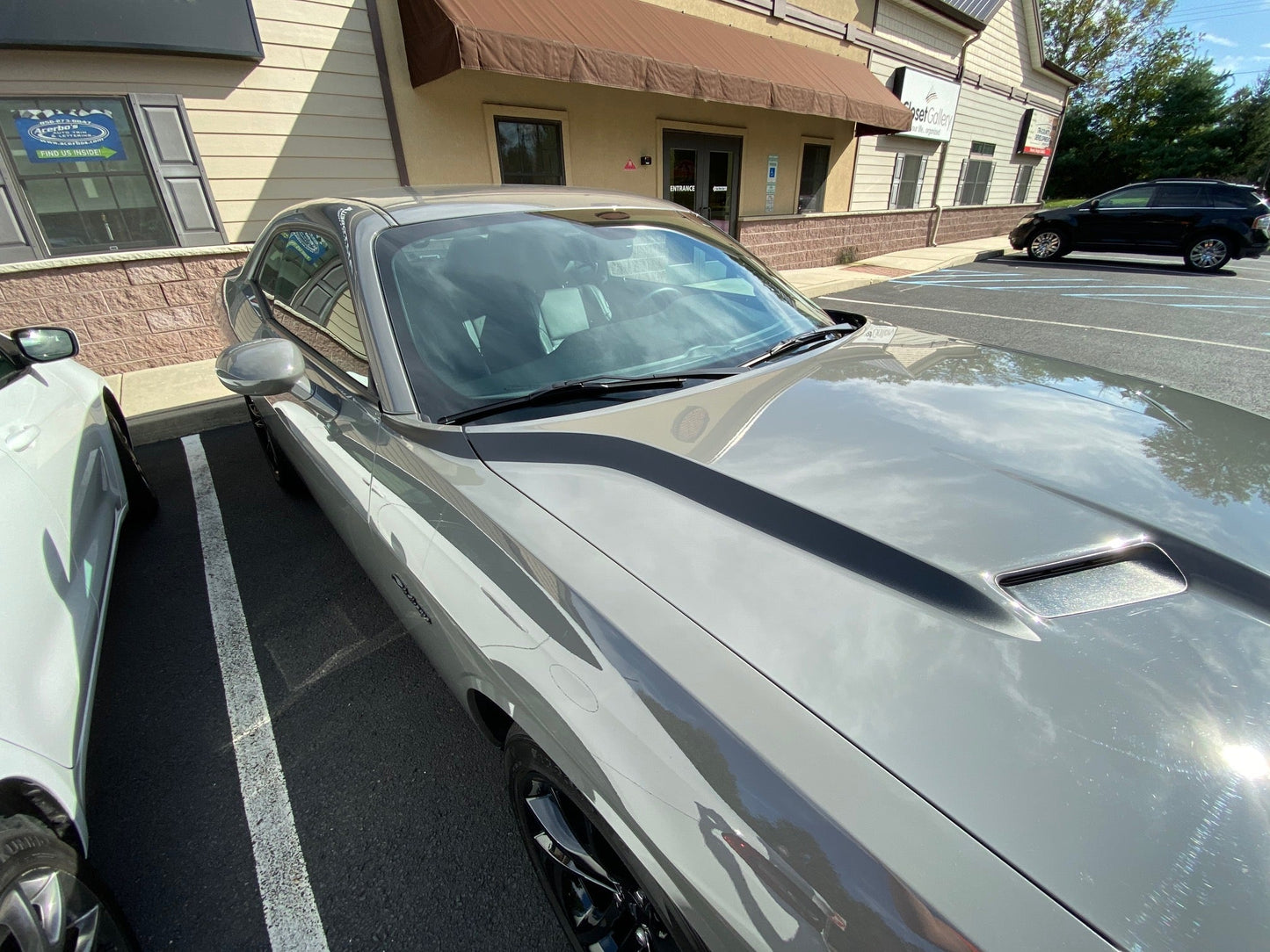 Hood Spear Decals for 2015 - 2024 Dodge Challenger - Speedlogix