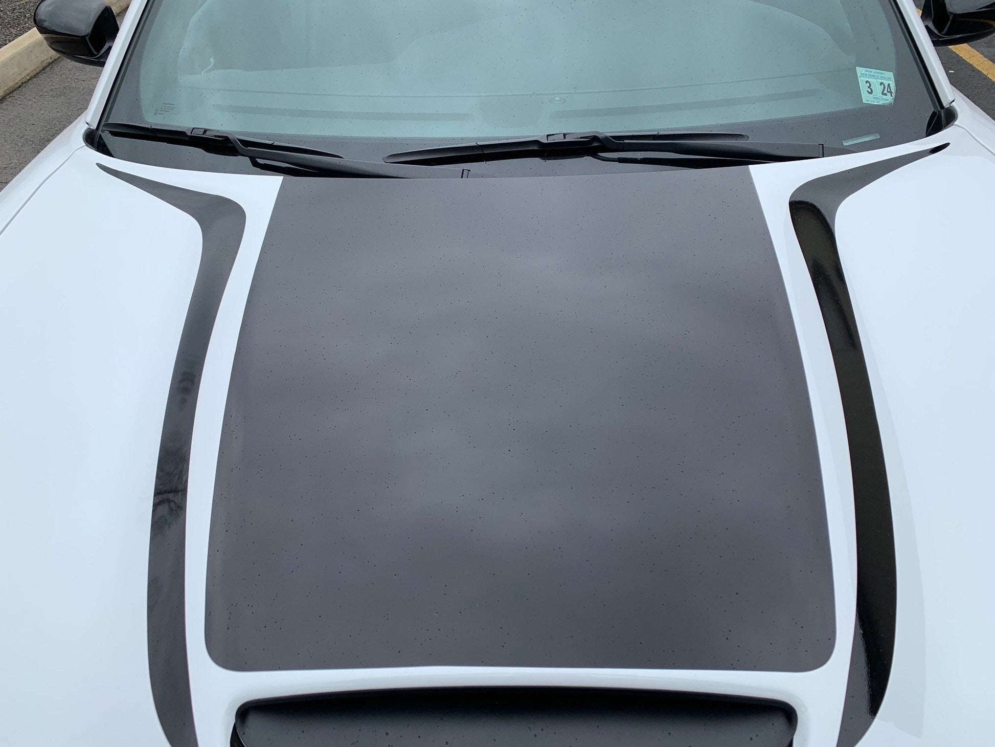 Hood Spears and Front Small Hood Decal Cover for 2015 - 2021 Dodge Charger - Speedlogix