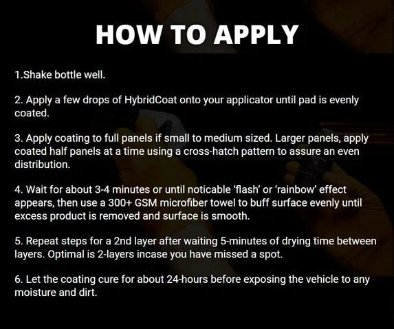 HybridCoat Graphene + Ceramic 10H Ultra Glossy Protective Coating