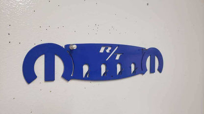 Dodge Mopar R/T Keychain Rack – Steel Wall Mounted Muscle Car Organizer