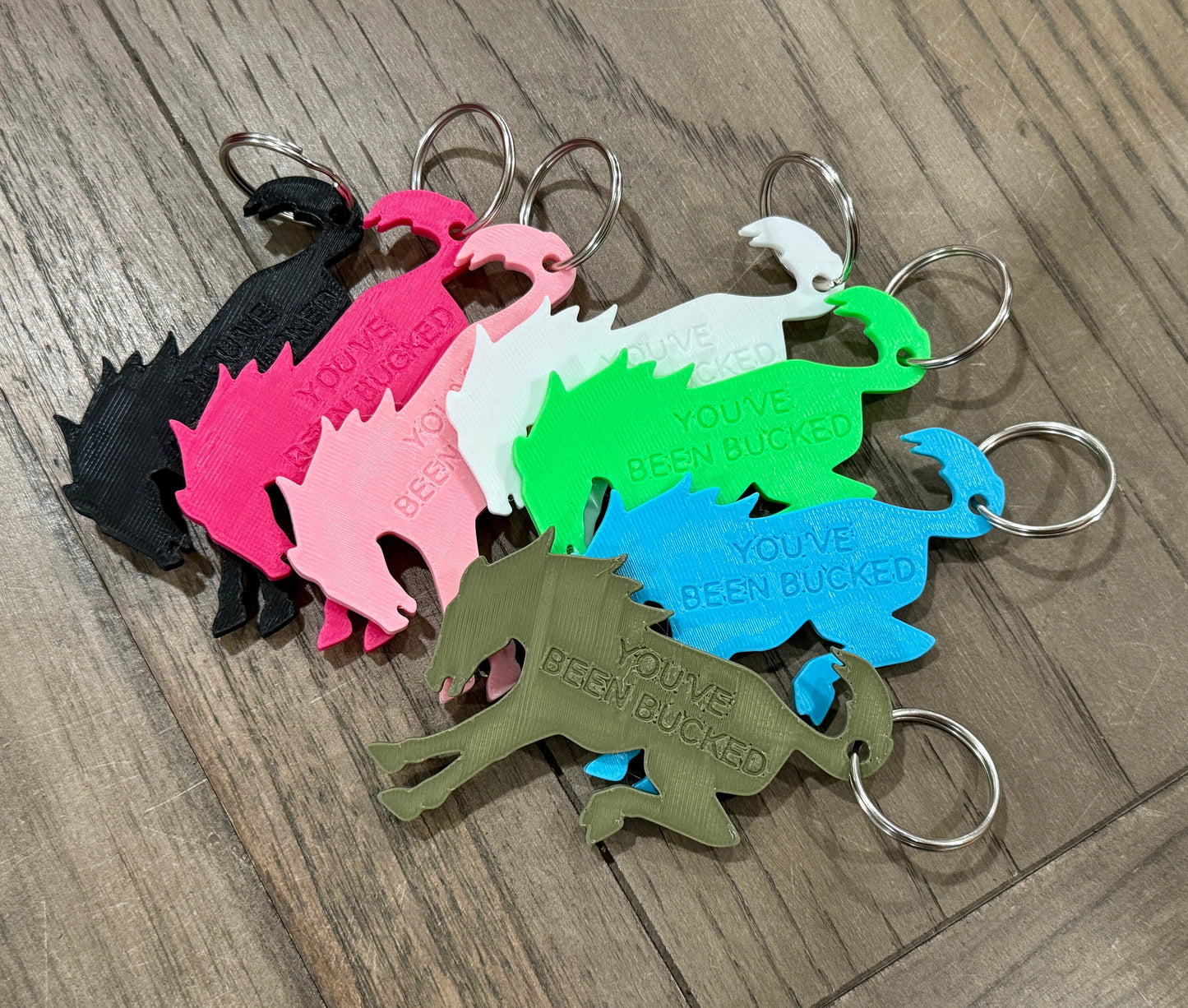 You've Been Bucked - Bucking Bronco Key Chain