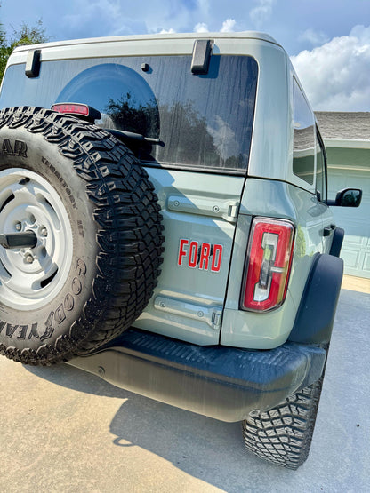 Vintage F-O-R-D Tailgate Letters