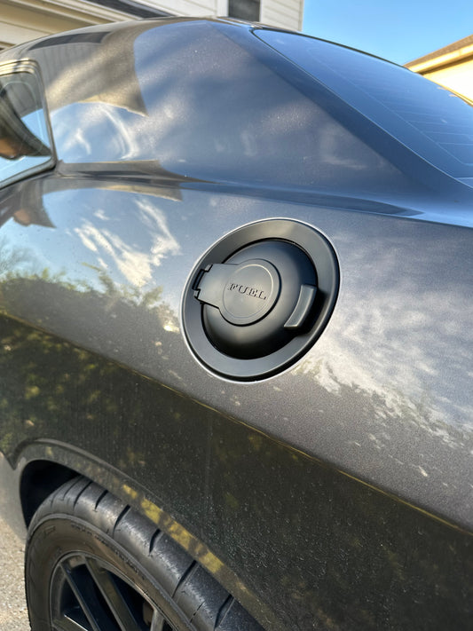 Speedlogix Fuel Door Cover (Black) 2008-2023 Challenger - Speedlogix