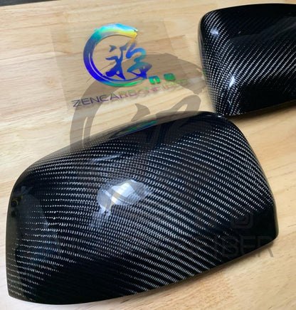 2011+ Jeep Grand Cherokee/Dodge Durango Carbon Fiber Mirror Caps Replacement