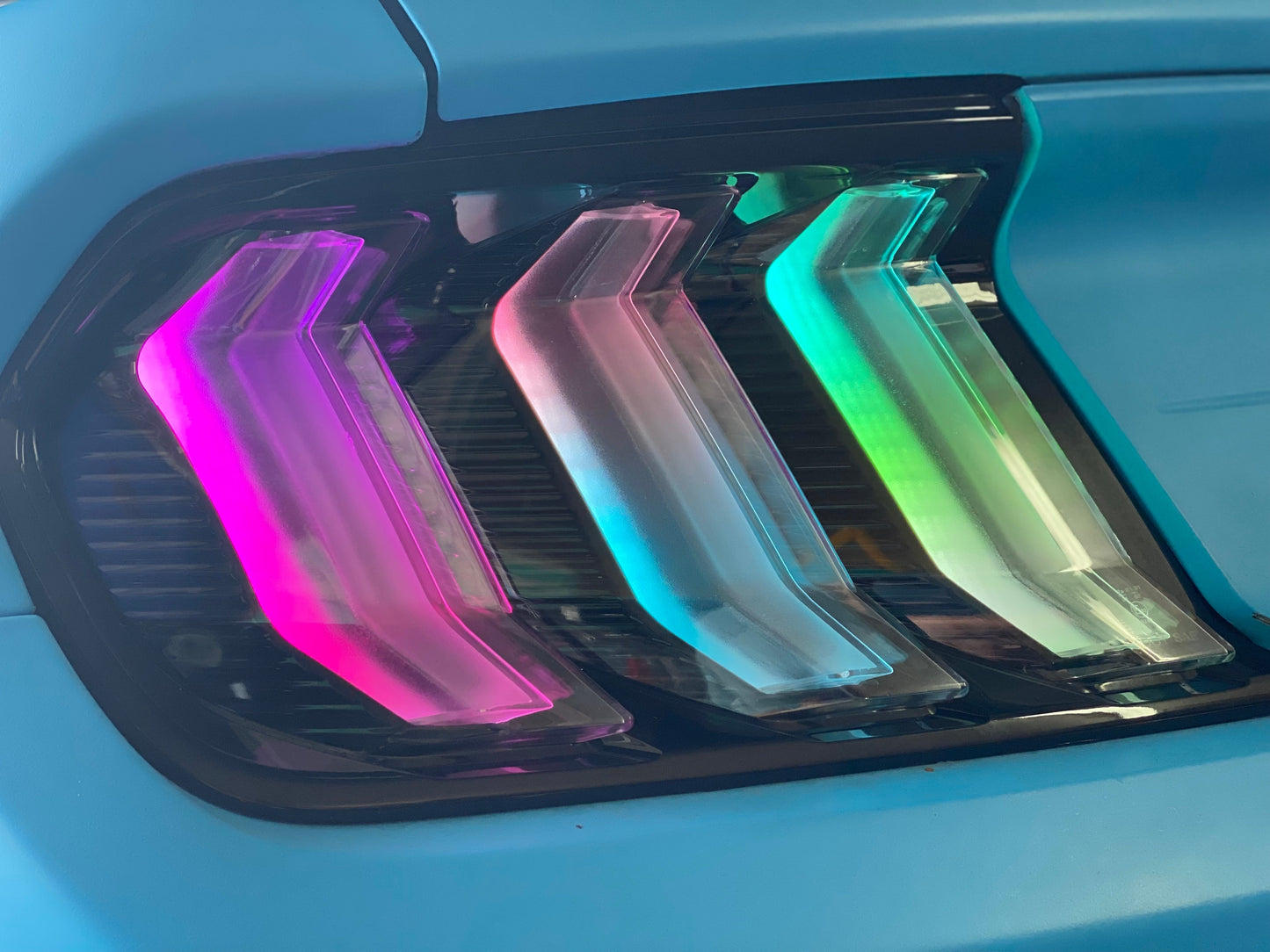 NTXGlow RGB Tail Lights (2015-2023 Ford Mustang)