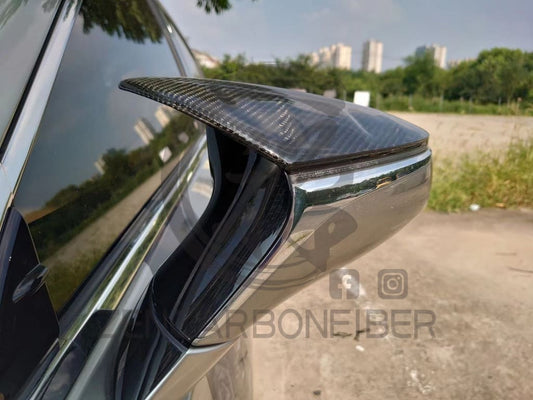 2021+ Lexus 4IS/2020+ RC Winglet Carbon Fiber Mirror Caps Replacement