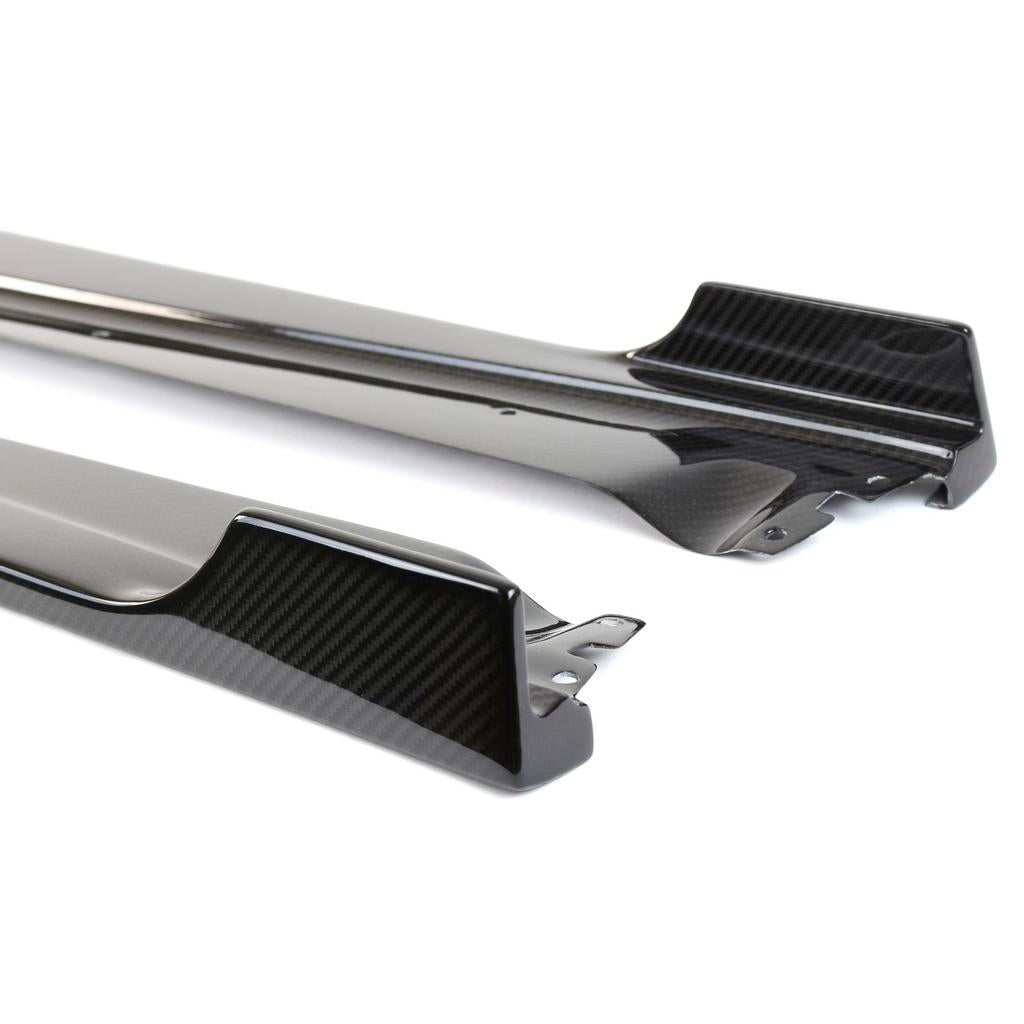 Carbon Fiber Porsche 981 Cayman GT4 Side Rocker Extensions/ Side Skirt 2015-2016
