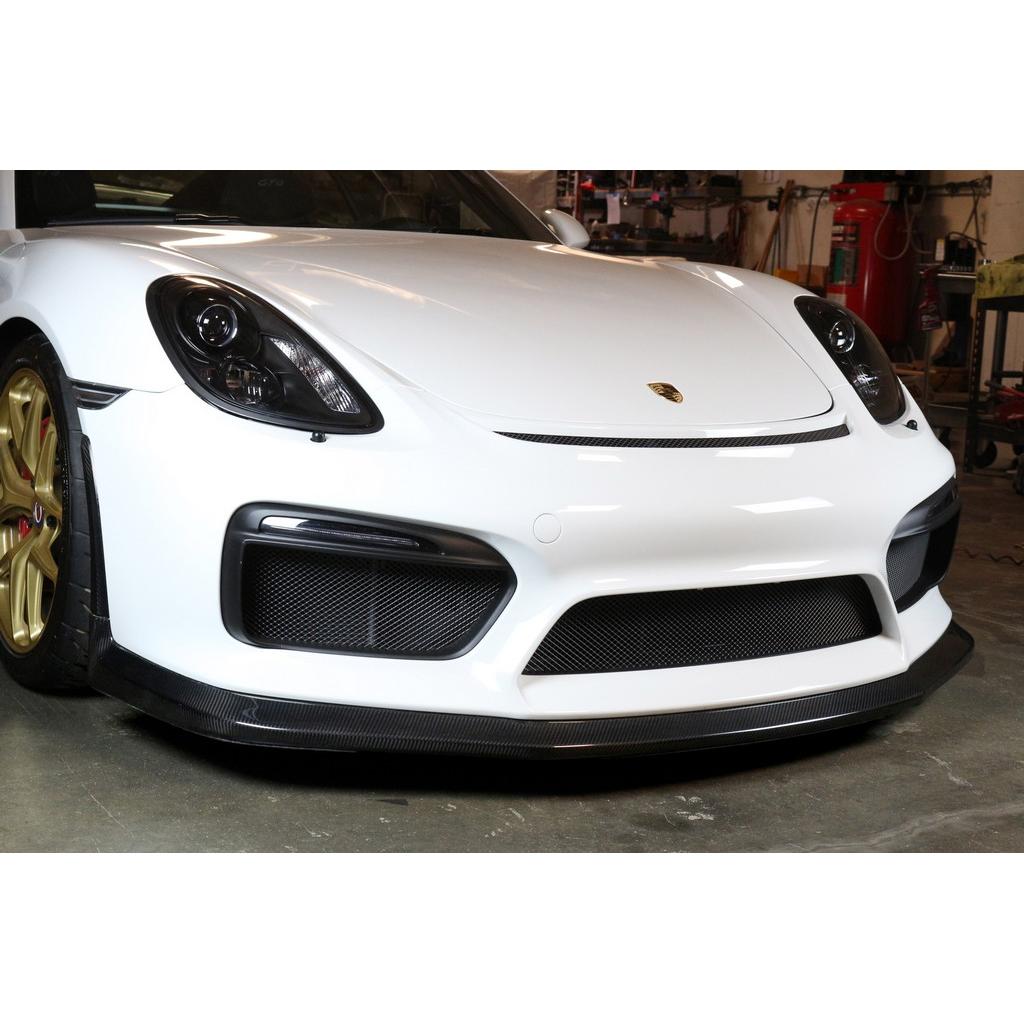 Porsche 981 Cayman GT4 Carbon Fiber Front Airdam/ Lip 2015-2016