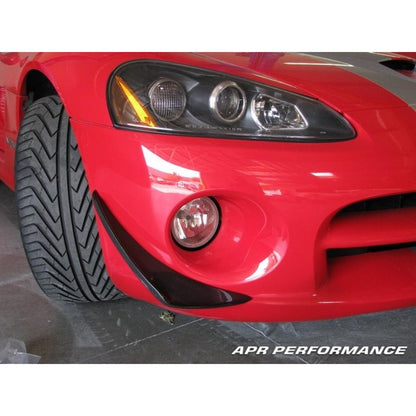 Carbon Fiber Front Bumper Canards - Dodge Viper SRT-10 2003-2010 (coupe / convertible)