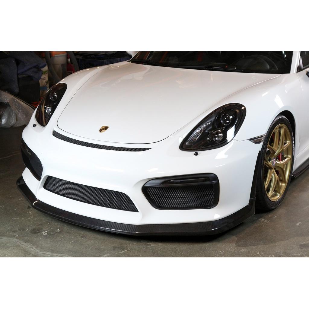 Porsche 981 Cayman GT4 Carbon Fiber Front Airdam/ Lip 2015-2016