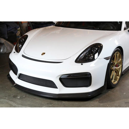 Porsche 981 Cayman GT4 Carbon Fiber Front Airdam/ Lip 2015-2016