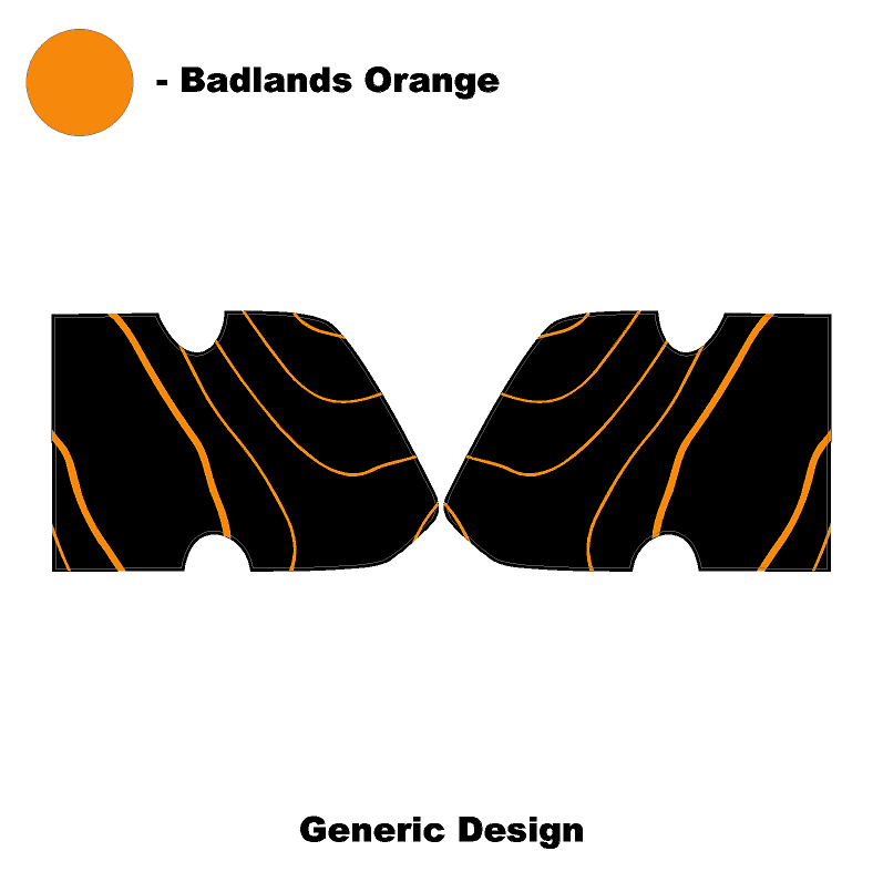 Interior Door Cup Protector Kit - 2021+ Bronco - Speedlogix