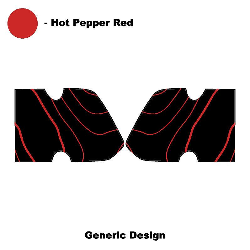 Interior Door Cup Protector Kit - 2021+ Bronco - Speedlogix