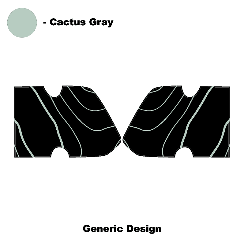 Interior Door Cup Protector Kit - 2021+ Bronco - Speedlogix