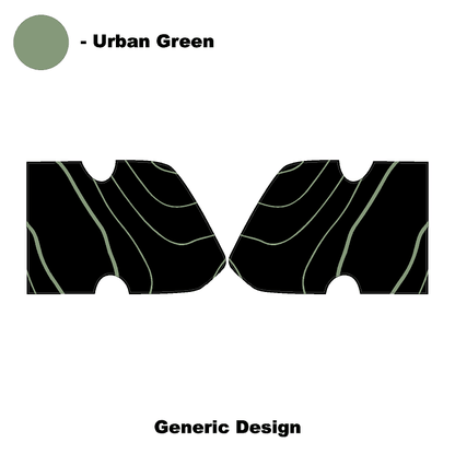 Interior Door Cup Protector Kit - 2021+ Bronco - Speedlogix