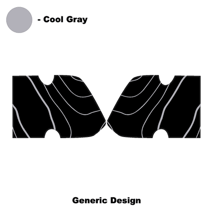 Interior Door Cup Protector Kit - 2021+ Bronco - Speedlogix