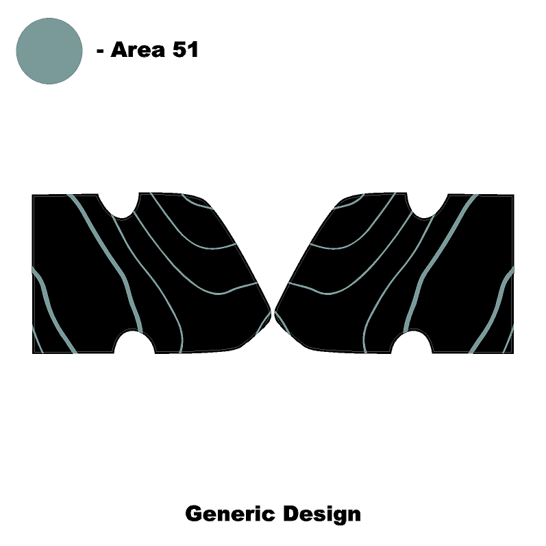 Interior Door Cup Protector Kit - 2021+ Bronco - Speedlogix