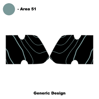 Interior Door Cup Protector Kit - 2021+ Bronco - Speedlogix