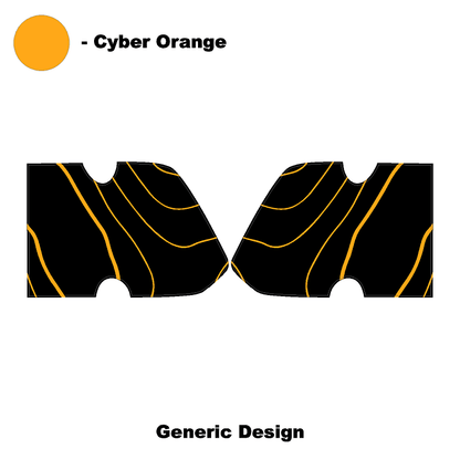 Interior Door Cup Protector Kit - 2021+ Bronco - Speedlogix